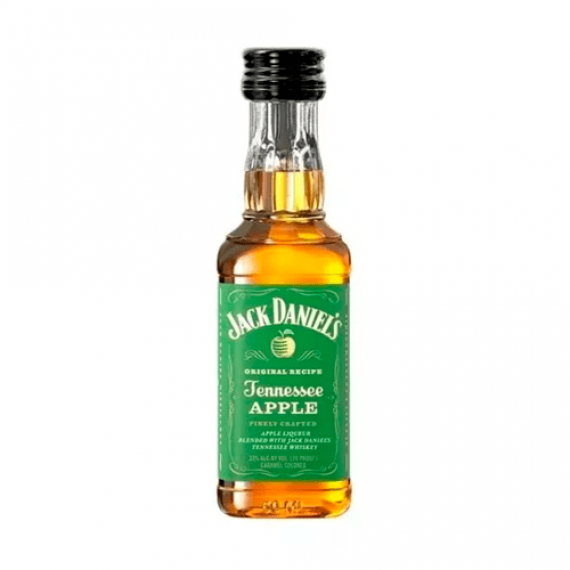 Whisky Jack Daniels Apple Maça Verde Miniatura Plástico 50ML