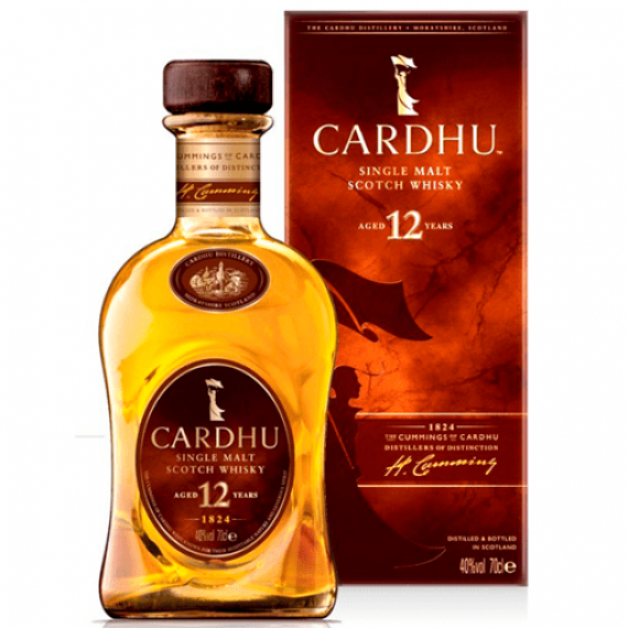 Whisky Cardhu Single Malt 12 Anos 1Litro