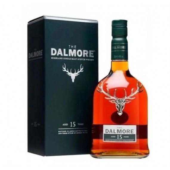 Whisky Dalmore 15 anos Single 1 LITRO com cartucho