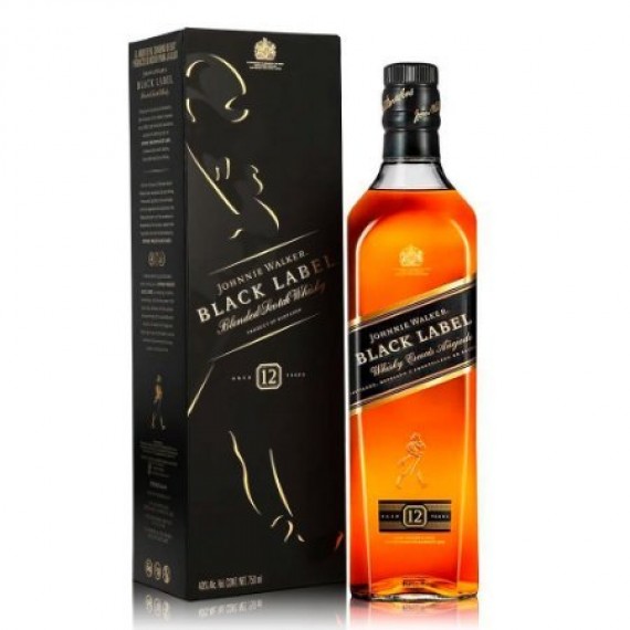 Whisky Johnnie Black Label 750ML